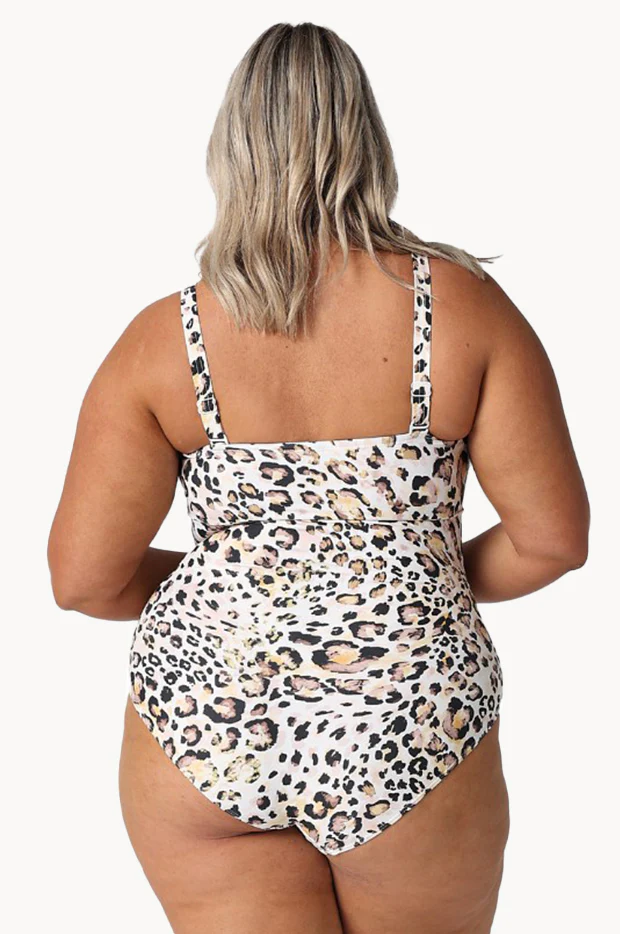 Snow Leopard Bandeau One Piece - Image 3