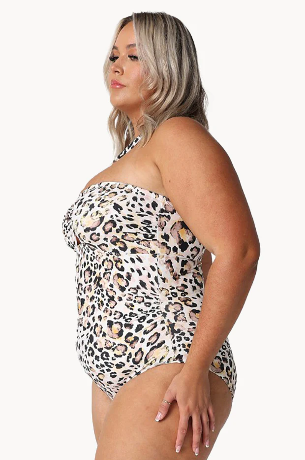 Snow Leopard Bandeau One Piece - Image 6