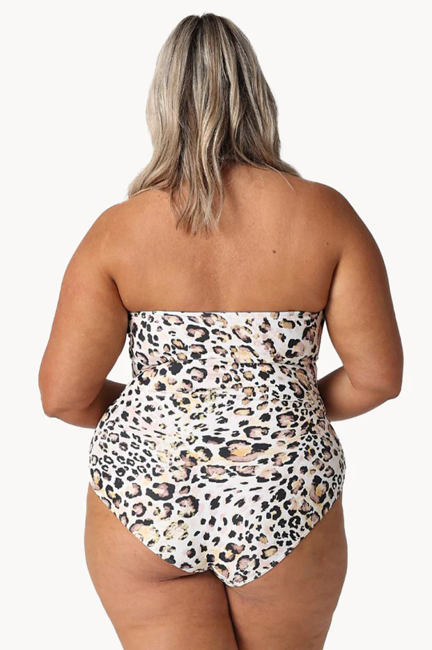 Snow Leopard Bandeau One Piece - Image 7