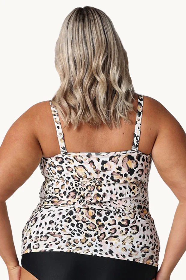 Snow Leopard Flounce Tankini Separate - Image 2