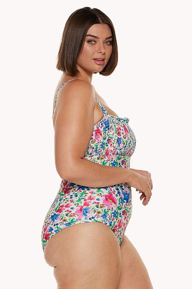 Summer Fields Shirred Bandeau One Piece - Image 2