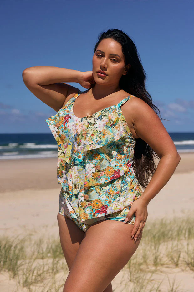 Tropicana Tiered Frill Tankini Separate - Image 5
