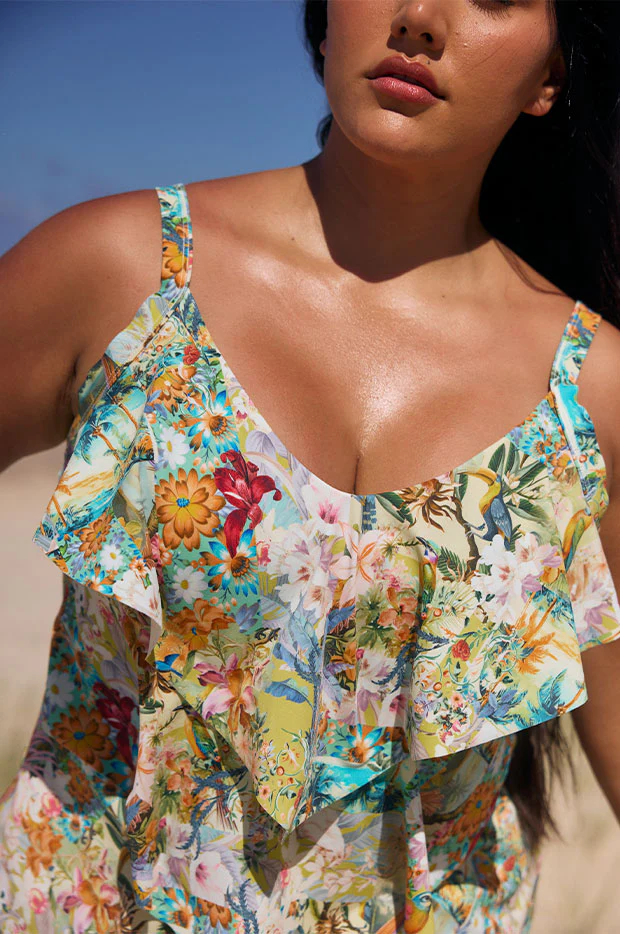 Tropicana Tiered Frill Tankini Separate - Image 7