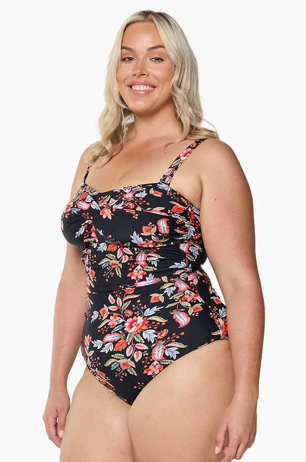 Wild Berries Twist Front Bandeau One Piece - Image 4