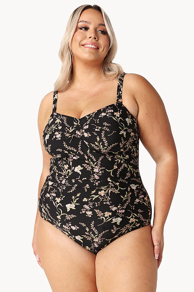 Wildflowers Twist Front Bandeau One Piece - Image 2