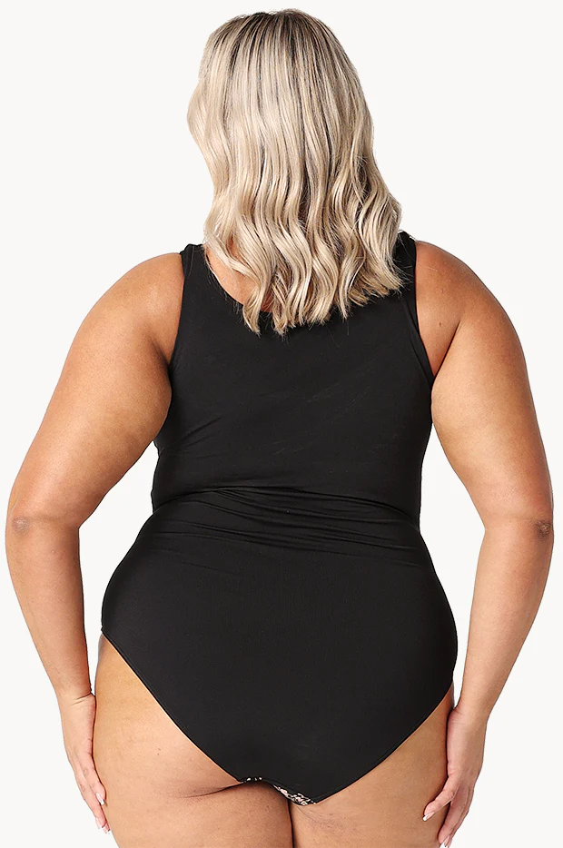 Wildflowers Zip High Neck One Piece - Image 3