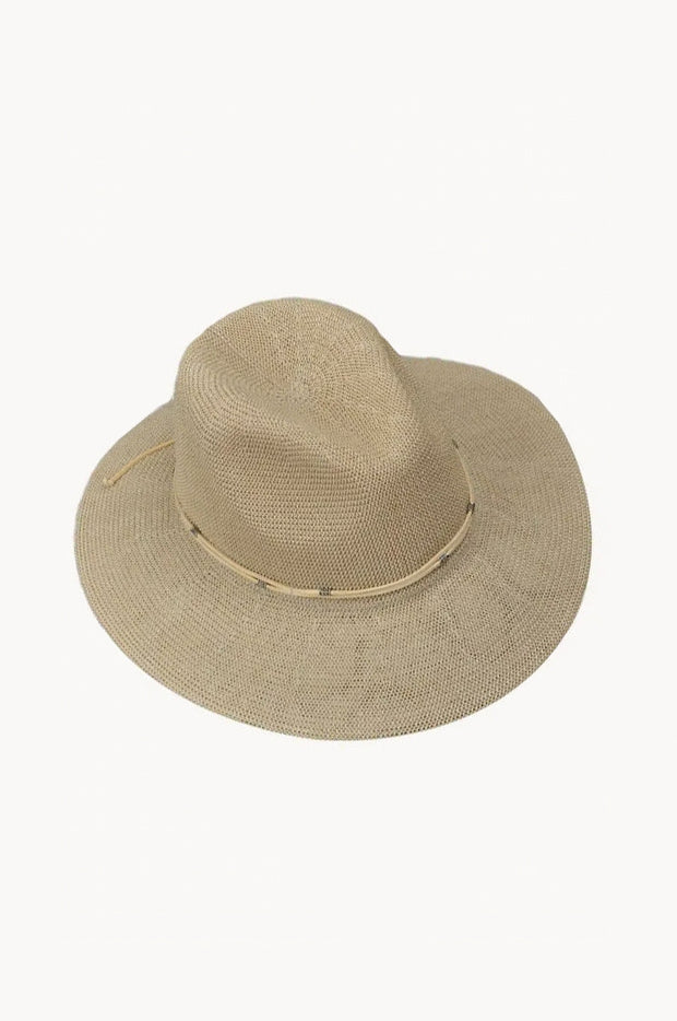 Leather Trim Fedora