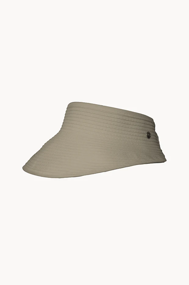 Ribbon Wide Brim Visor
