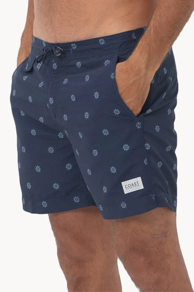 Mens Navy Helms Swim Short - Image 3