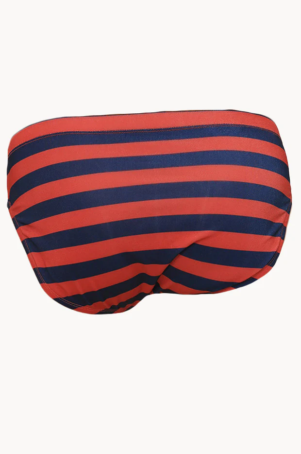 Mens Stripe Swim Brief - Image 2