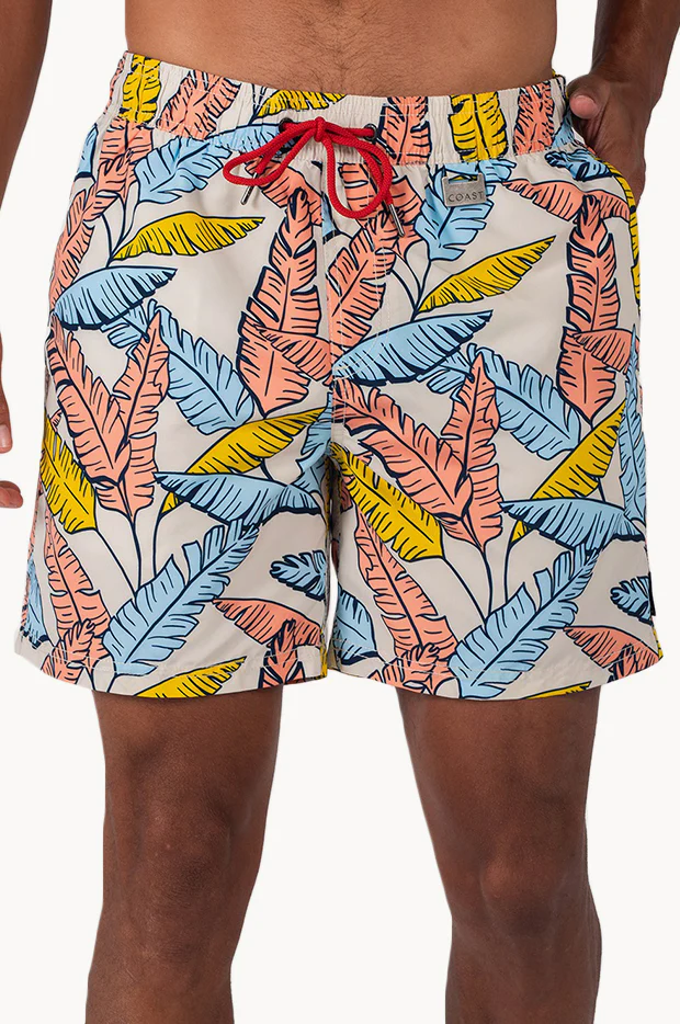Mens Tropical Leaf Boardshort - Image 2