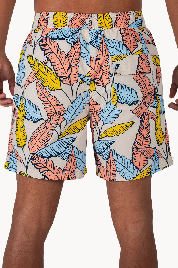 Mens Tropical Leaf Boardshort - Image 3