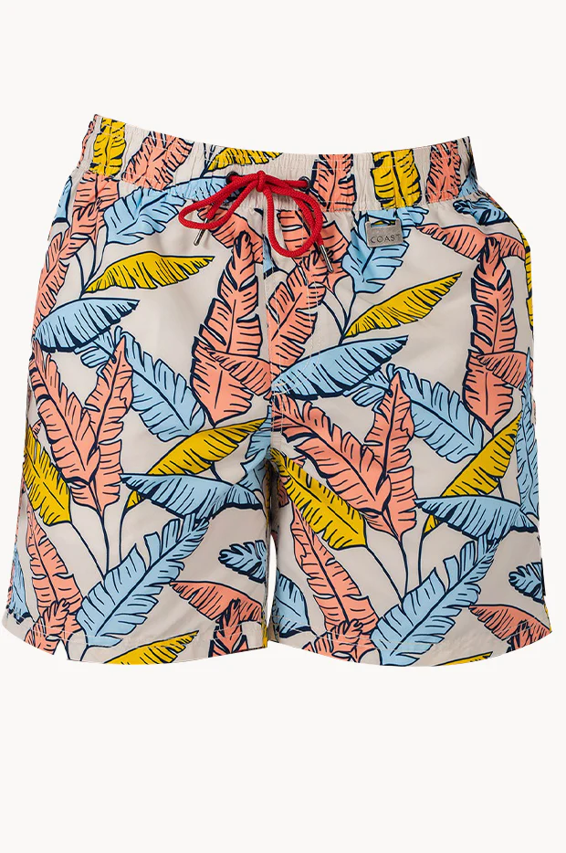 Mens Tropical Leaf Boardshort - Image 4