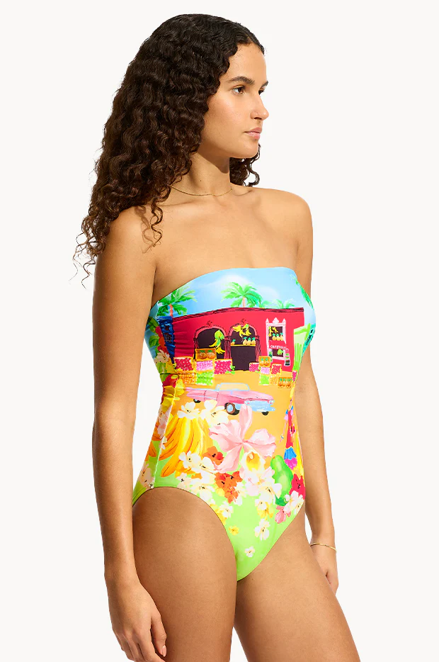Cuba Bandeau One Piece - Image 3