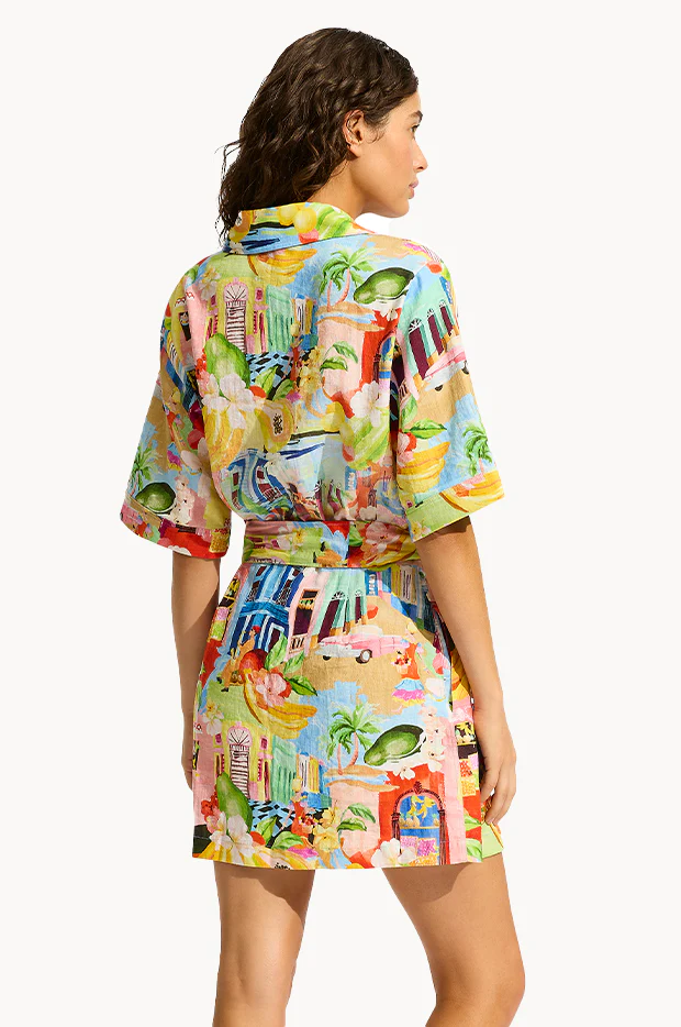 Cuba Mini Shirt Dress - Image 3