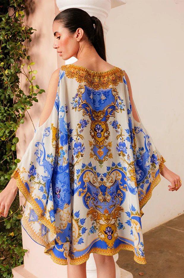 Santorini Sunrise Kaftan Dress - Image 2