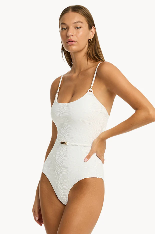 De Soleil Scoop Neck One Piece - Image 3