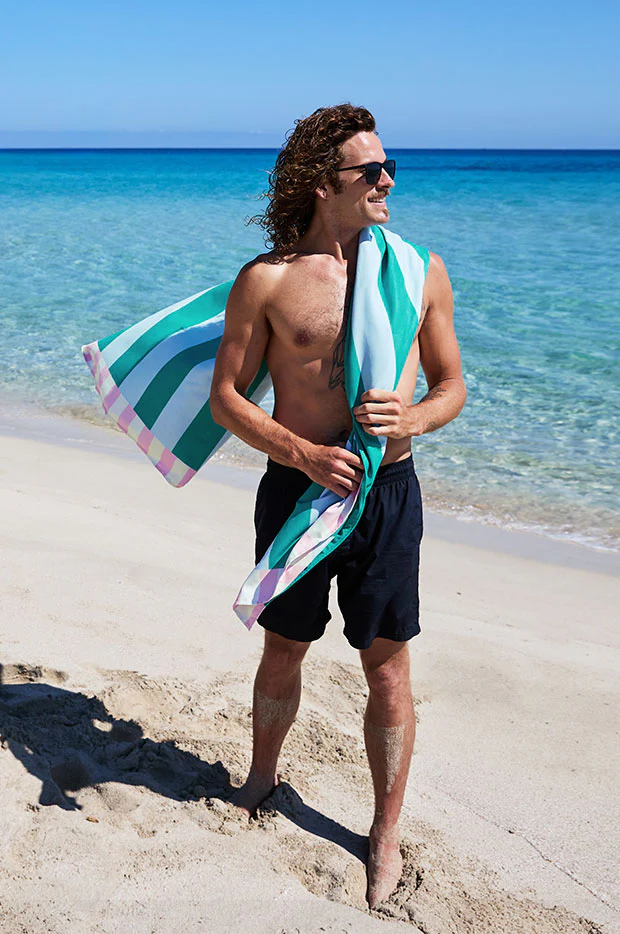 Stripe Clubhouse Microfibre Towel - Image 2