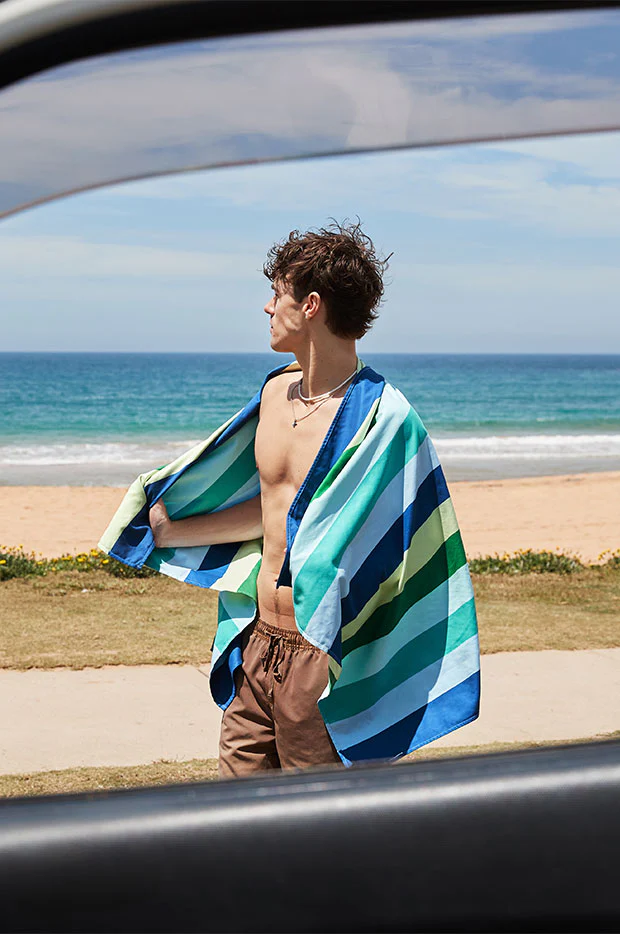 Stripe Summer Microfibre Towel - Image 6