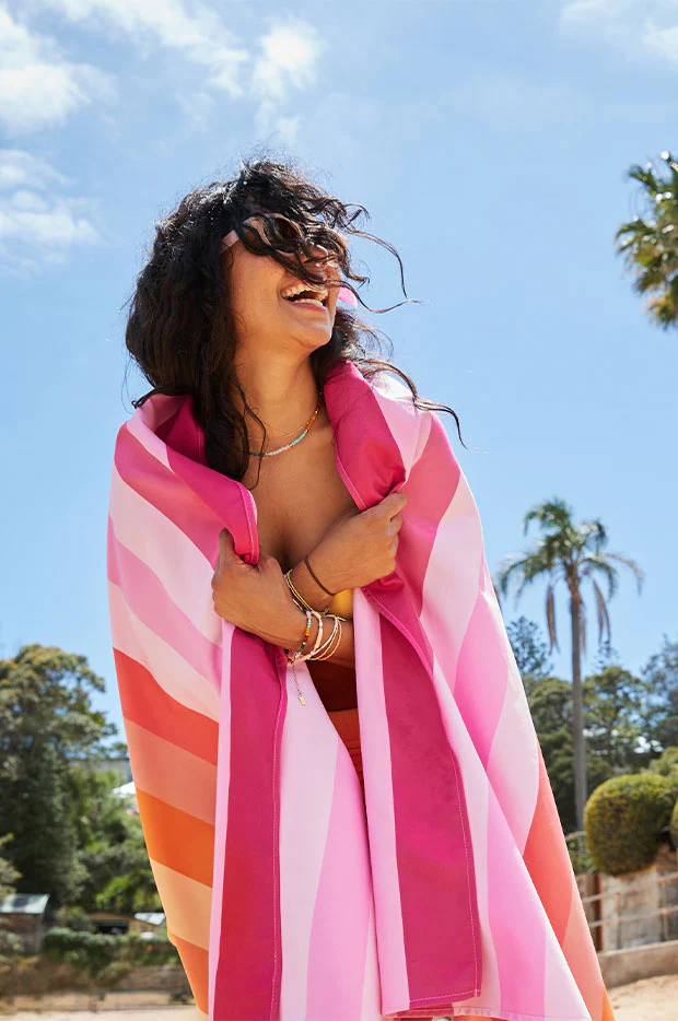Stripe Summer Microfibre Towel - Image 3
