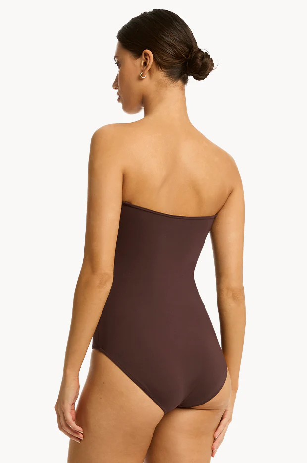 Eco Essentials Twist Bandeau One Piece - Image 3
