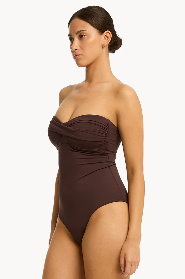 Eco Essentials Twist Bandeau One Piece - Image 4