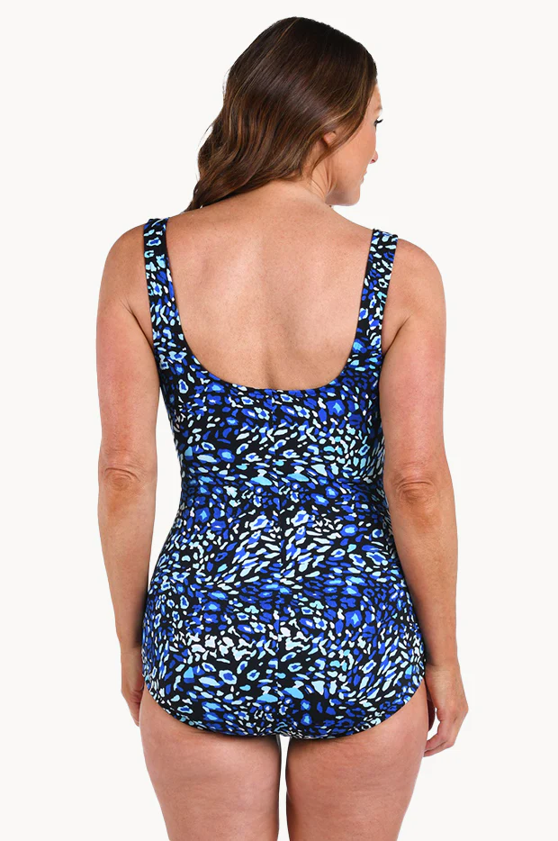 Electric Safari Shirred One Piece - Image 2