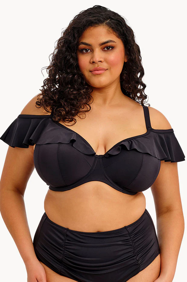 Plain Sailing Ff Cup Ruffle Plunge Bra