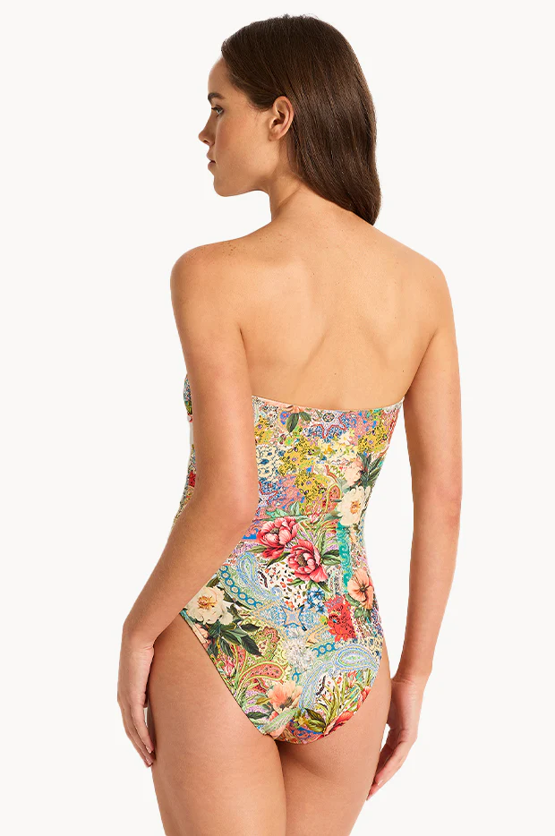 Farrah Ruched Bandeau One Piece - Image 4