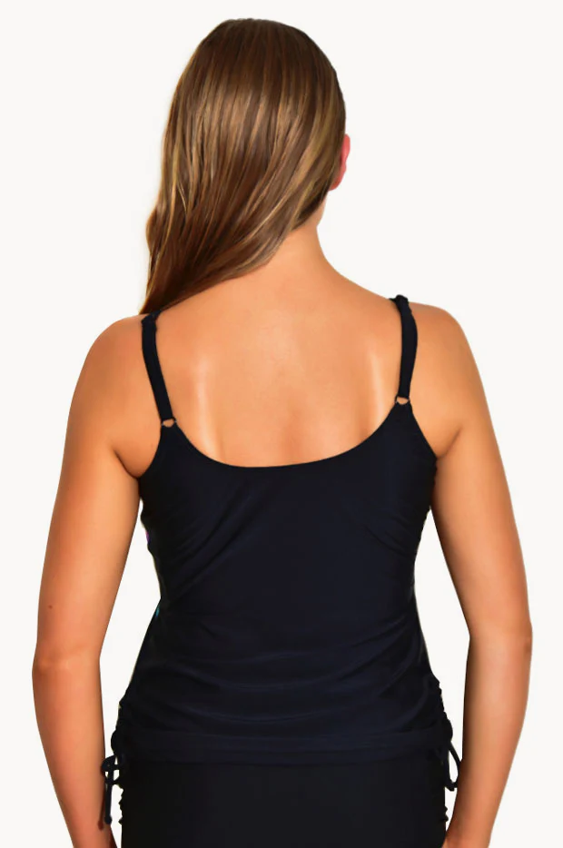 Wild Rose Tie Side Tankini Separate - Image 2