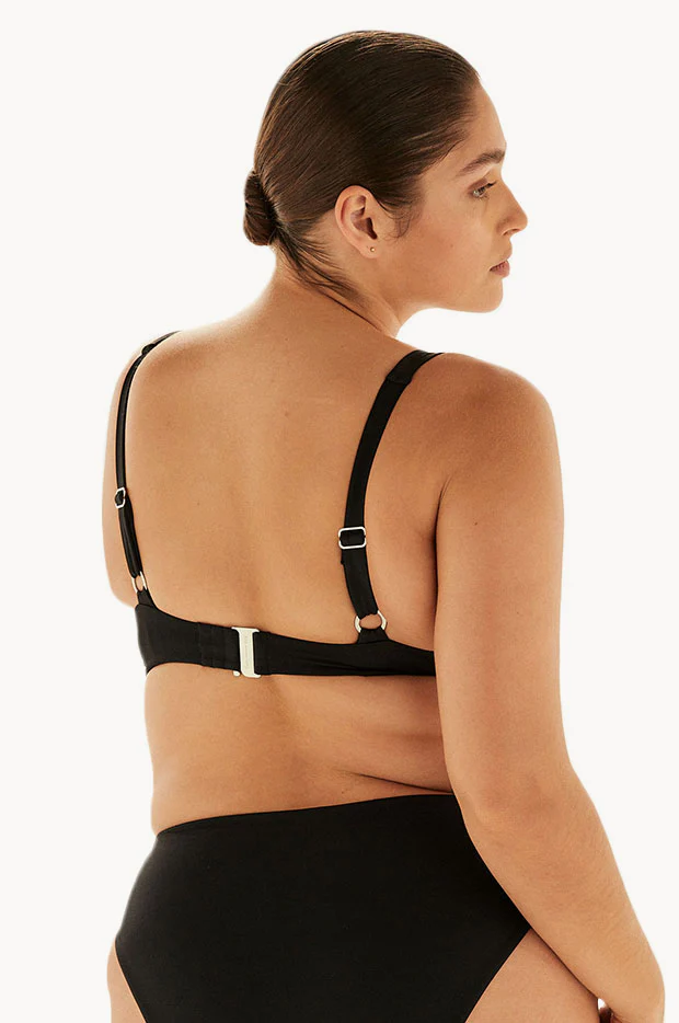 Plain F Cup Underwire Crop - Image 2