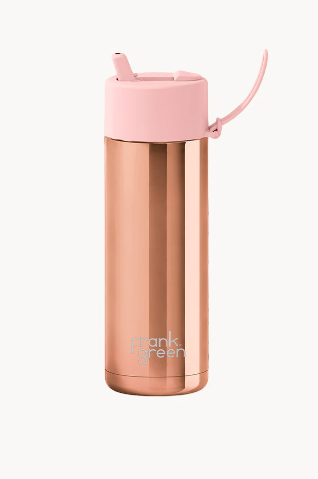 Chrome Ceramic Drink Bottle 595ml - Image 2