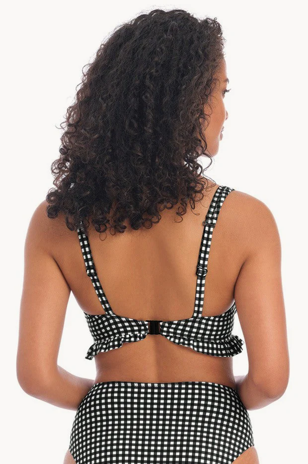 Check In E Cup High Apex Frill Bra - Image 2