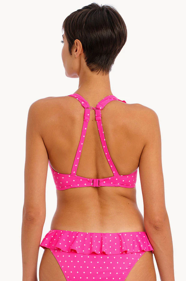 Jewel Cove F Cup Frill Plunge Bra - Image 3
