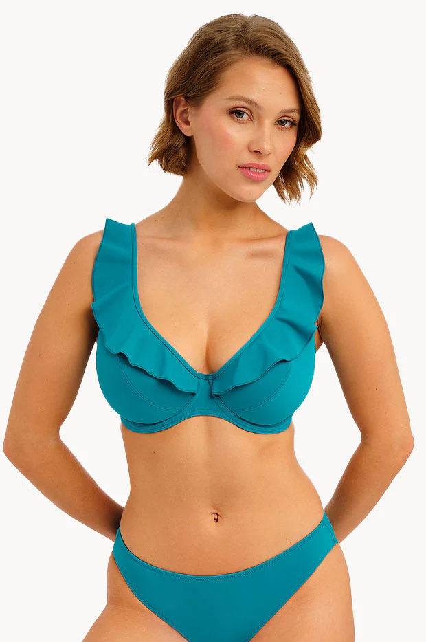 Jewel Cove G Cup Frill High Apex Bra