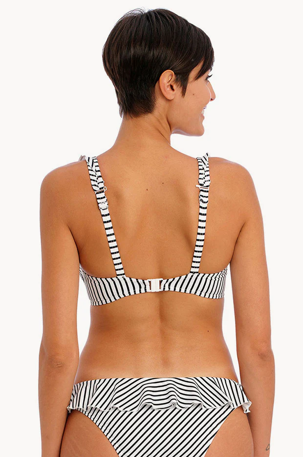 Jewel Cove H Cup Frill Plunge Bra - Image 3