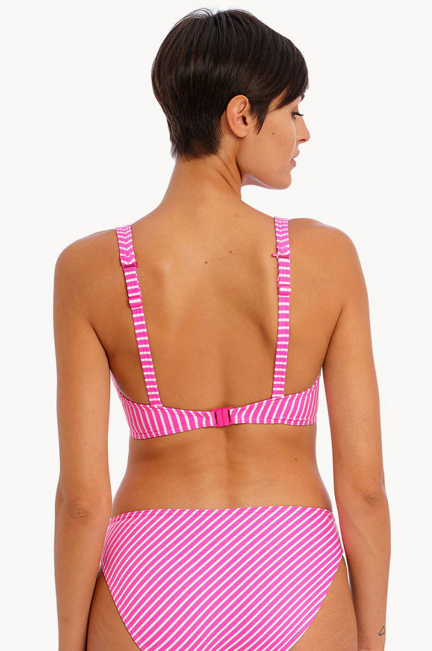 Jewel Cove Stripe G Cup Plunge Bra - Image 2