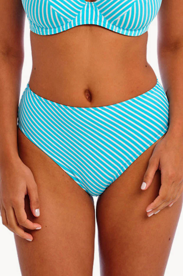 Jewel Cove Stripe High Waist Brief