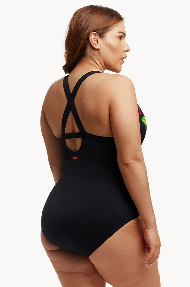Black Rose Brace Me Back One Piece - Image 2