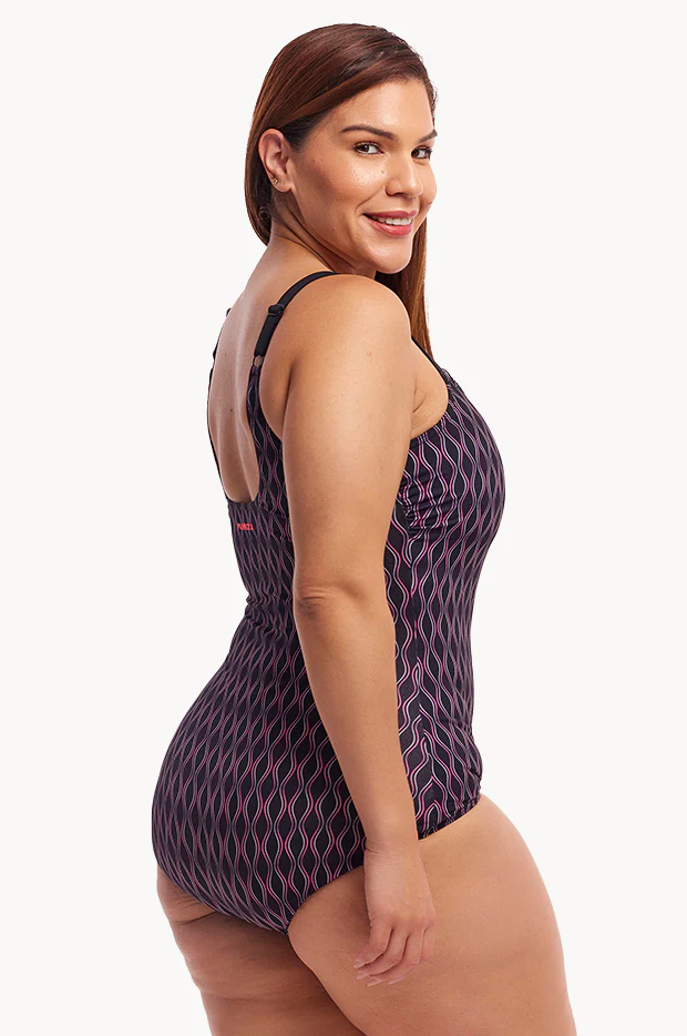 Curvy Queen Scoop Neck One Piece - Image 2