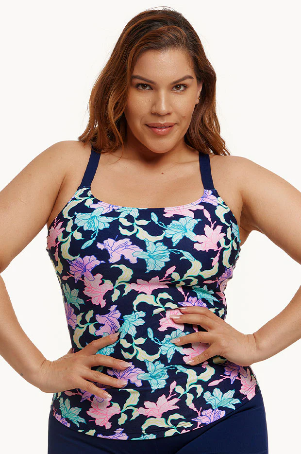Fast Flow Scoop Neck Tankini Separate