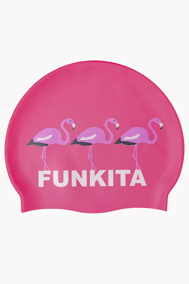 Flaming Go Gos Swim Cap