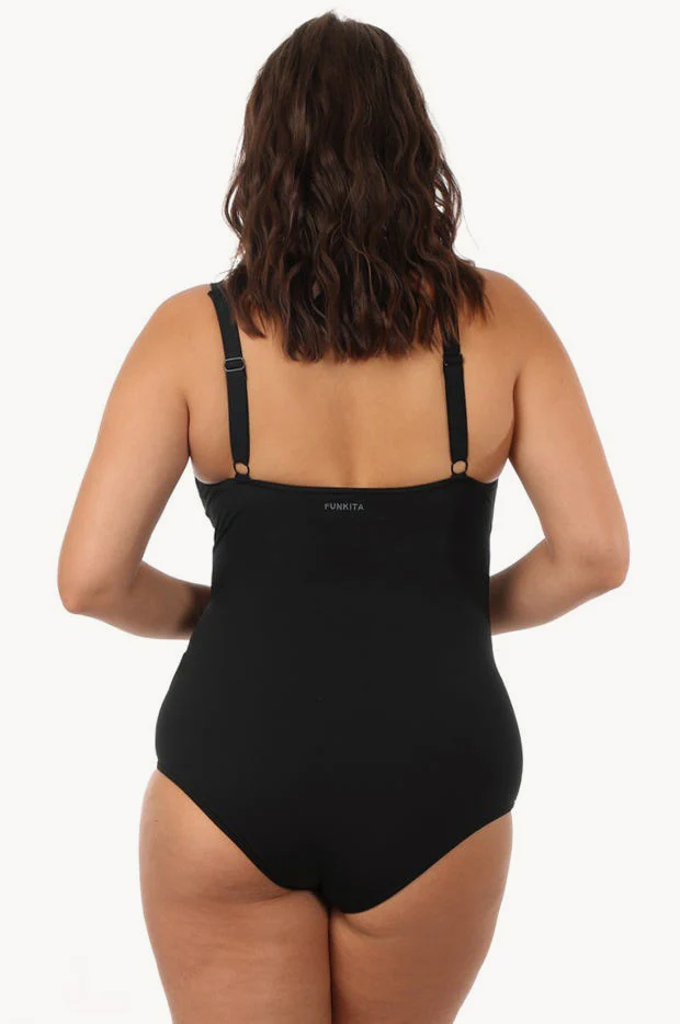 Form Still Black Ruched One Piece - Image 2
