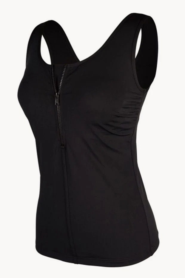 Form Still DD/E Zip Front Tankini Separate - Image 5