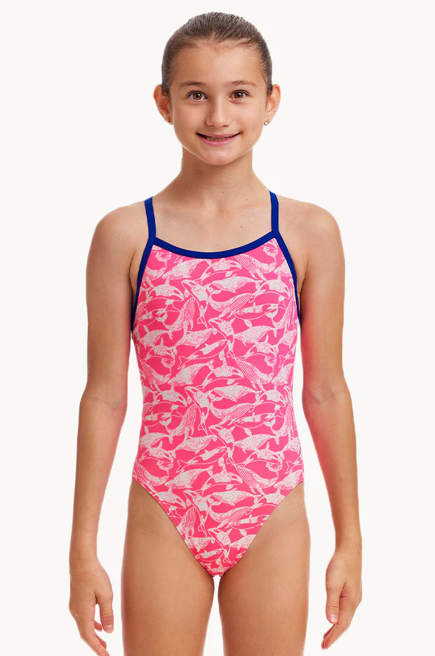 Girls Beached Bae Single Strap One Piece