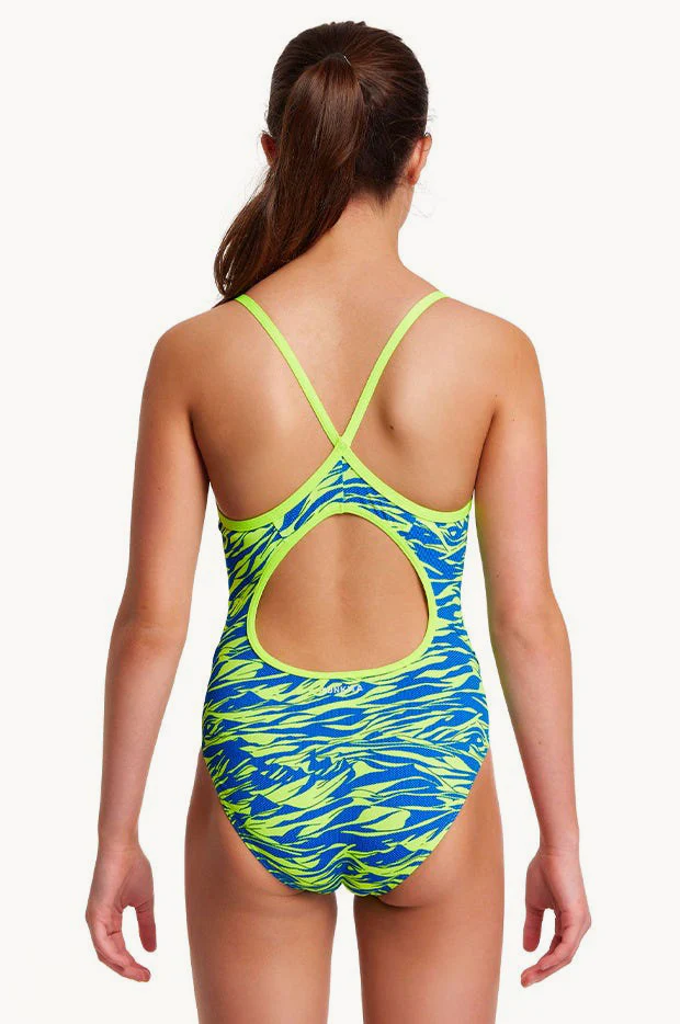 Girls Blizzard Blitz Diamond Back One Piece - Image 2