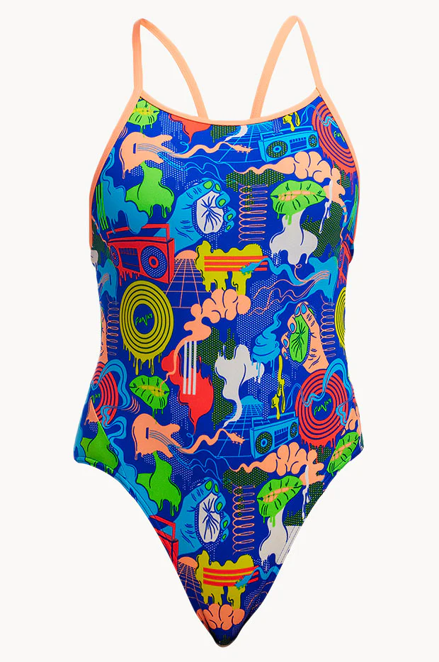 Girls Blues Baby Diamond Back One Piece - Image 3