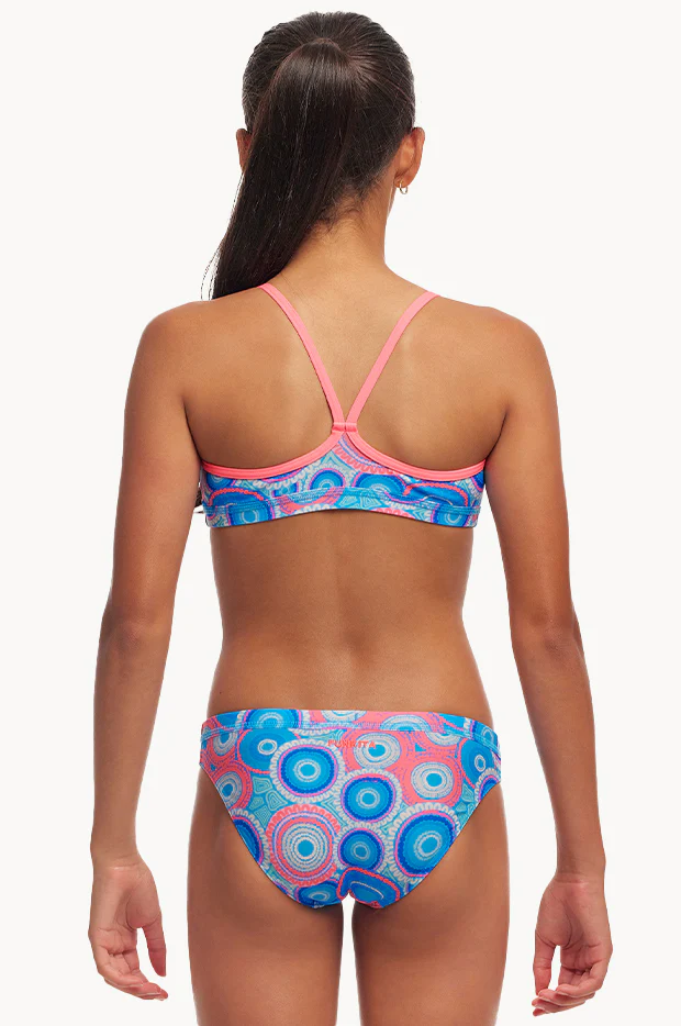 Girls Bundjalung Blue Crop Set - Image 2