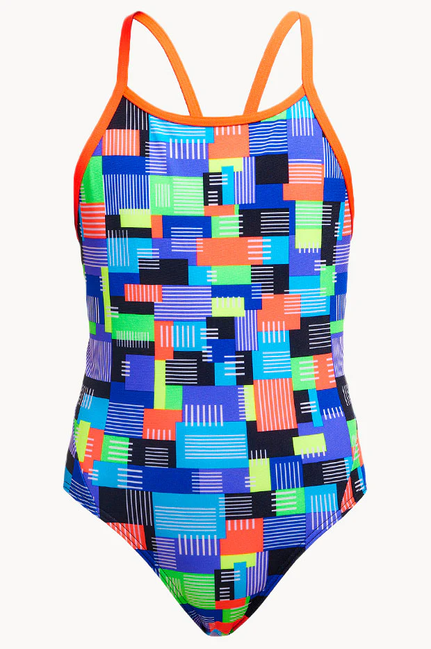 Girls Chip Set Diamond Back One Piece - Image 3