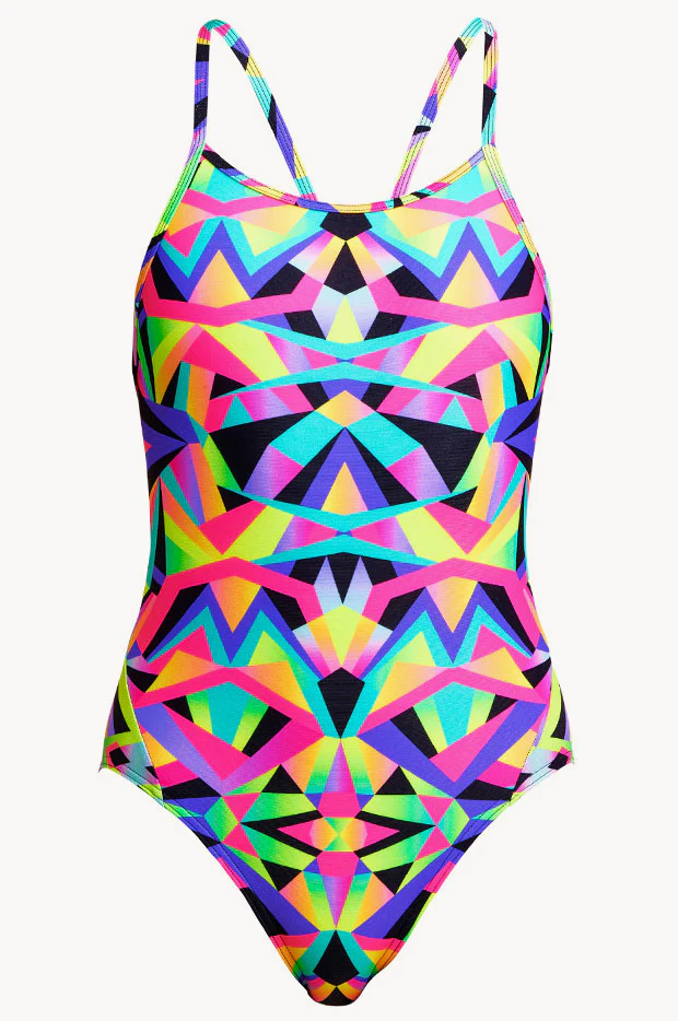 Girls Crystal Eyes Diamond Back One Piece - Image 3